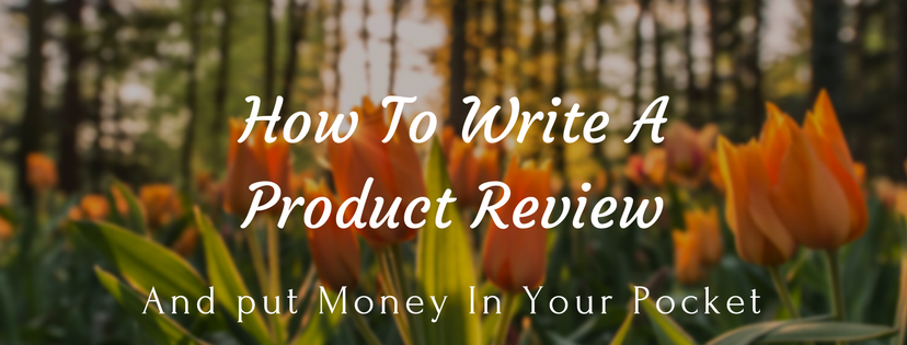 How to write a product review and put money in your pocket