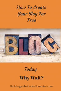 Create a free blog or website
