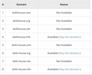 Finding Domain Names