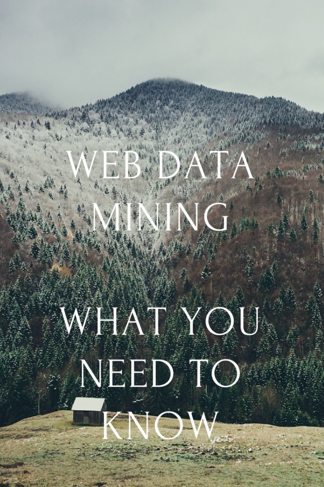 Web Data Mining - What You Need To Know