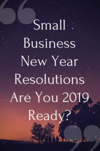 Small Business New Year Resolutions
